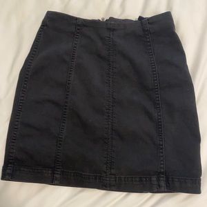 Free People jean skirt